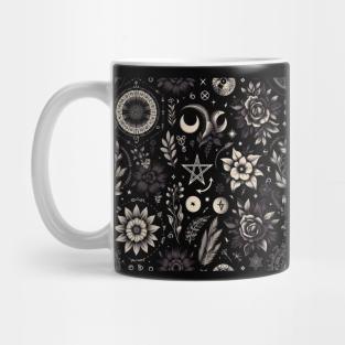 Dark Wicca Pattern 1 Mug